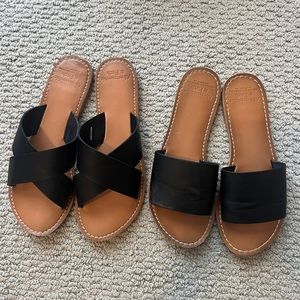 2 sets of Abercrombie & Fitch sandals